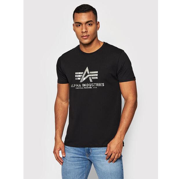 Футболка Alpha Industries Basic Foll Print EU 3XL