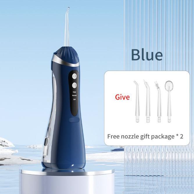 Portable Ultrasonic Oral Irrigator with Rotating Nozzle for Tartar Removal