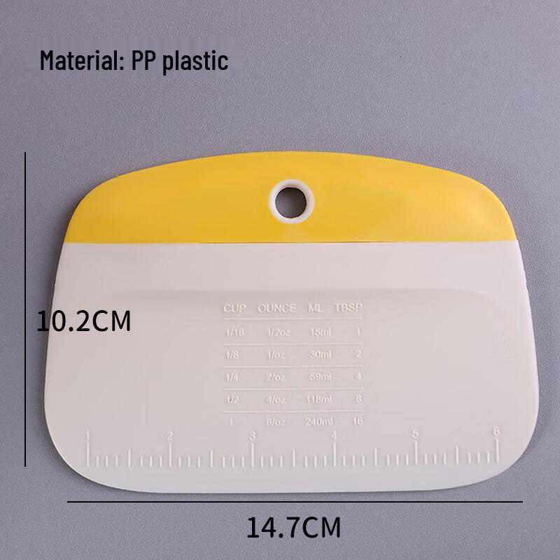 Zhaoran Upgraded Plastic Dough Cutter and Scraper