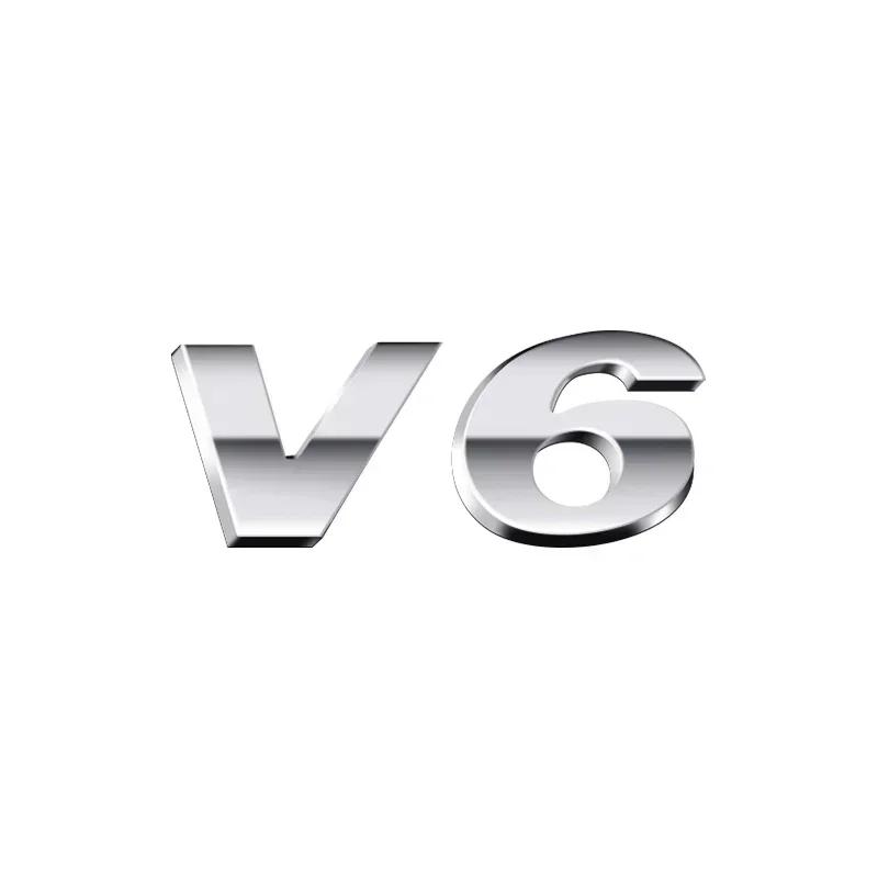 W134W1331pcs Chrome 3D ABS PASSAT TSI TDI V6 V8 Letters Car Rear Tail Trunk Body Side Fender Badge Logo Emblem for Volkswagen B5 B6 B7