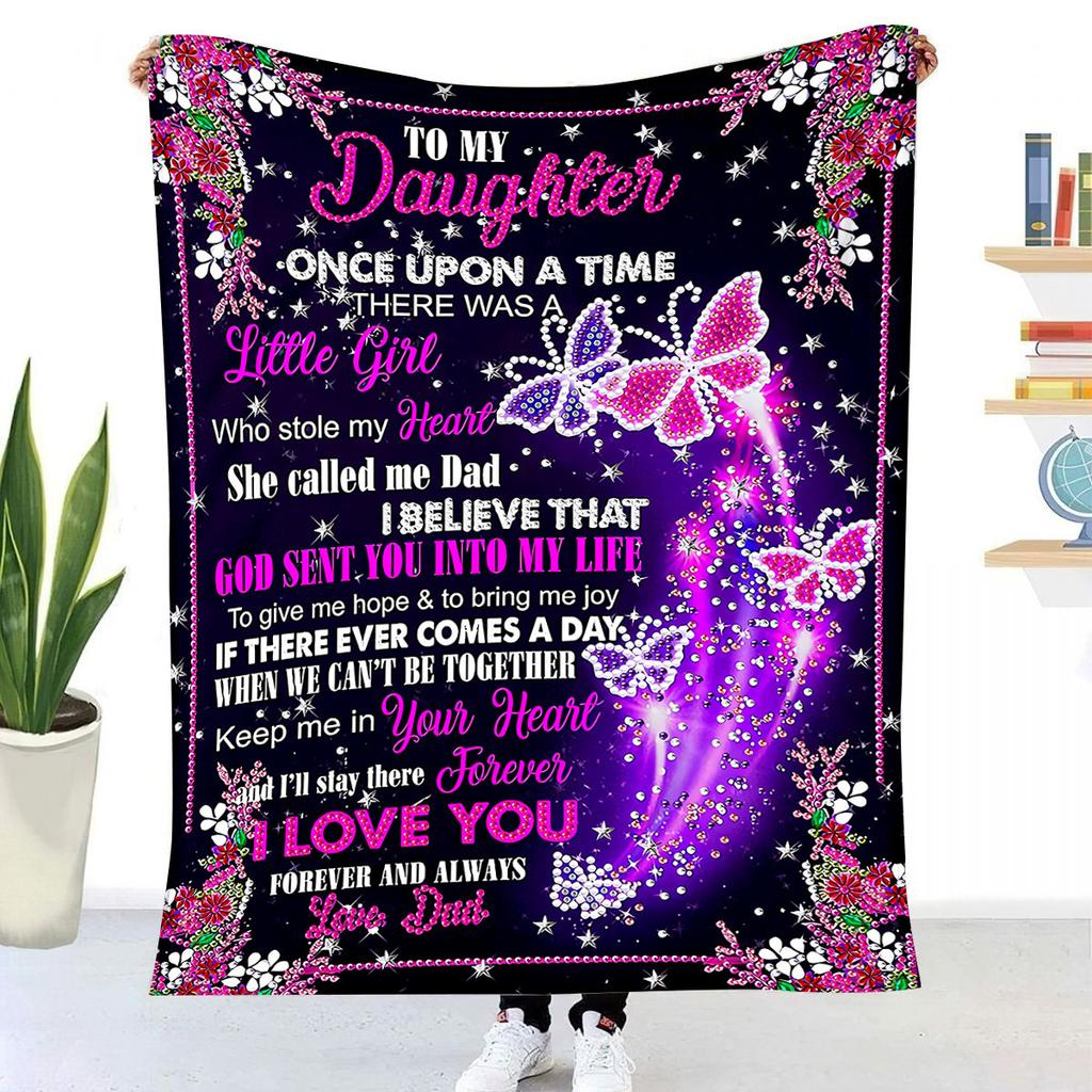 Envelope letter digital-printed polyester Bedroom velvet flannel soft sofa cover blanket Fleece soft sofa cover blankets