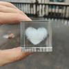 Crystal Transparent Glass Stone Carved Clouds Dandelion Rain Sun Love White Embryo Decoration. Best Choice for Gift Giving