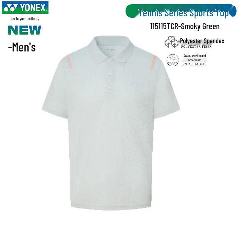 YONEX Men s Quick-Dry Badminton Training Polo Shirt L
