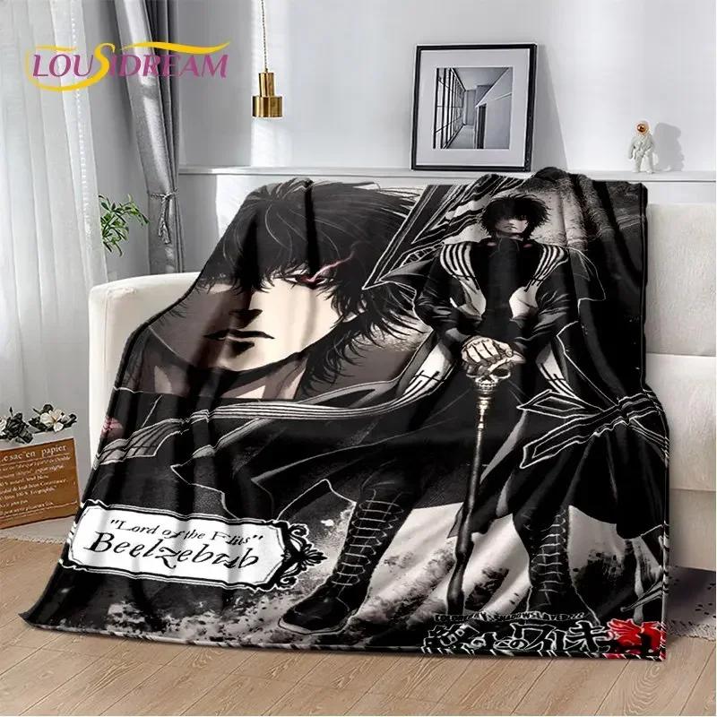 Record of Ragnarok Anime Cartoon Weiche Plüschdecke, Flanelldecke, Überwurfdecke für Wohnzimmer, Schlafzimmer, Bett, Sofa, Picknick-Abdeckung