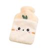 Plush-Cover PVC Cartoon Hot Water Bag: Removable & Washable Hand Warmer for Girls
