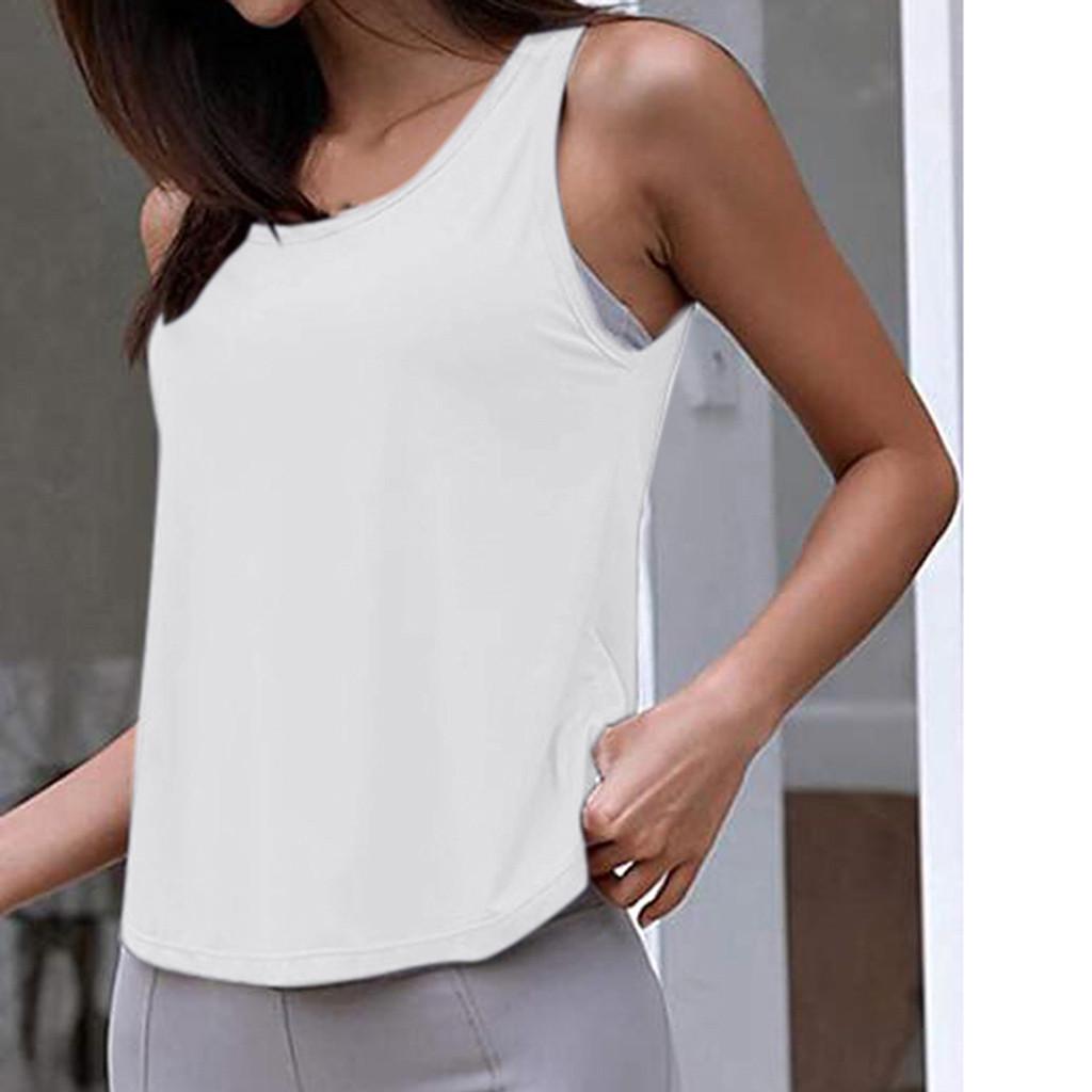 

(SU)Женские топы для тренировок, майки для йоги, спортивная одежда M белый