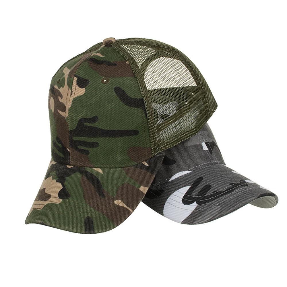 Camouflage Summer Cap Mesh Hats For Men Women Casual Hats Hip Hop Baseball Caps 
