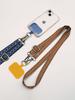 Retro Embroidered Crossbody Mobile Phone Lanyard Removable Adjustable Neck Strap with Clip Universal Phone Case Anti-lost Rope