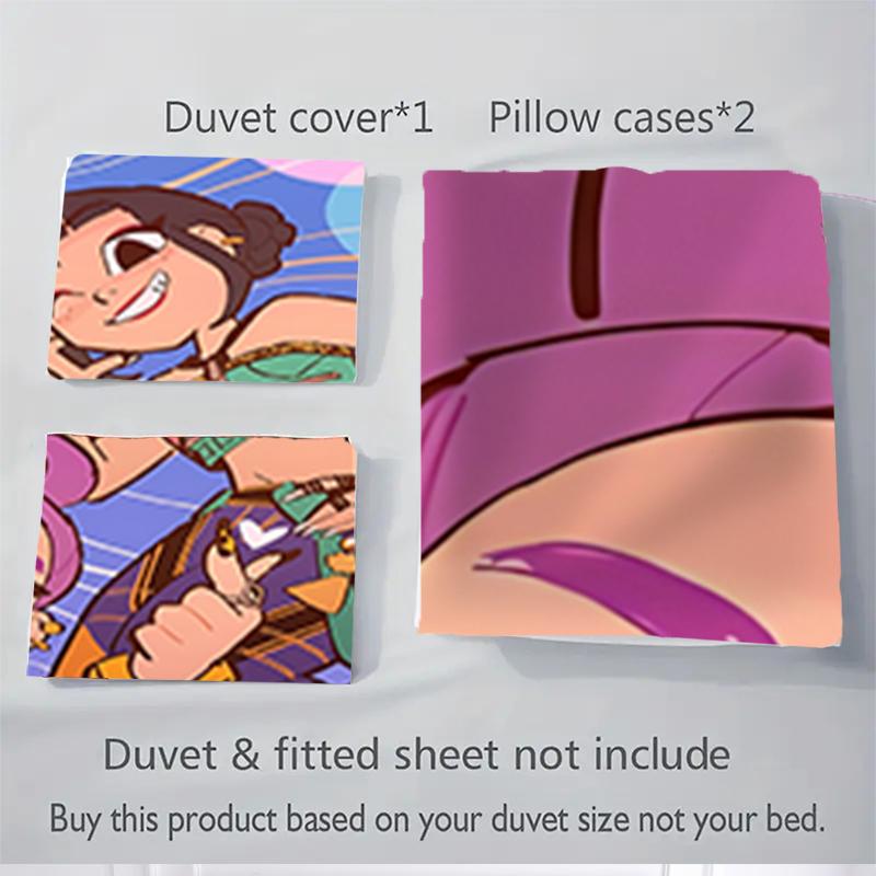 3Pcs Fantasy Fashion Friends Bedding Sets For All Sizes New 3D Printed Bed Cover Comforter Duvet Cover Pillowcase Bedroom Decoration