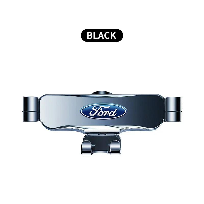 

Car Sticker 2026 Ford New 2025 Hot Car Air Vent Phone Holder Stand Aluminum Alloy Mobile Phone Stand For Ford Mustang Raptor Fie чёрный