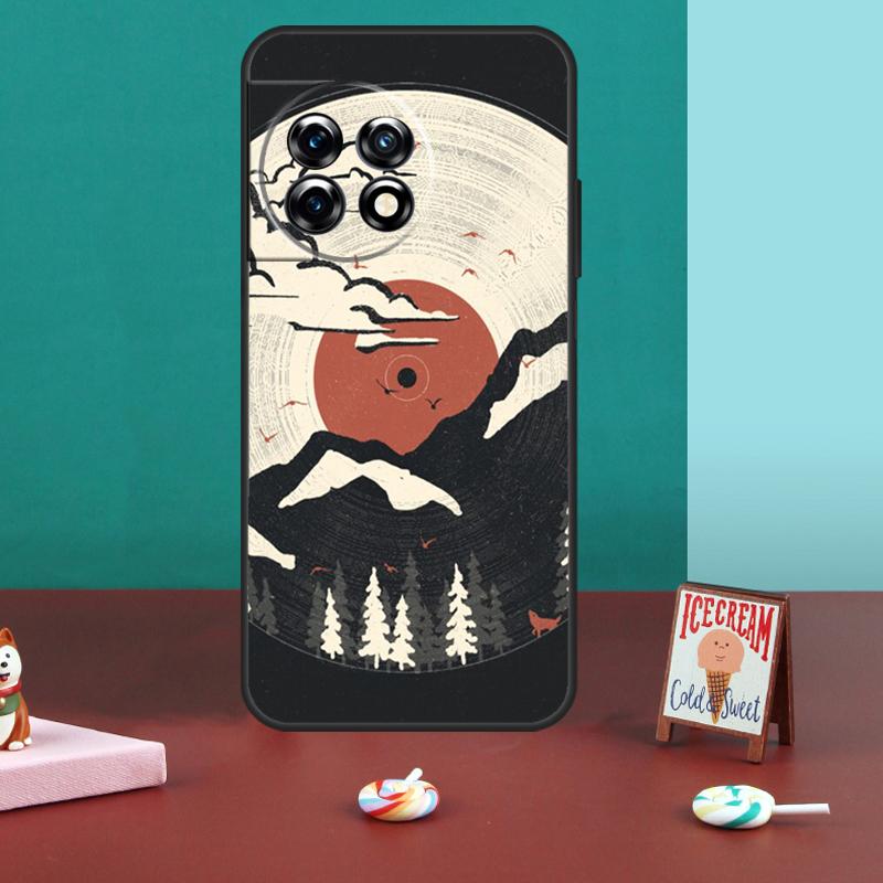 Vinyl Record Retro For OnePlus 13R 12R 10R 13T 10T 8T 11 12 13 15 Case For OnePlus Nord 5 CE 2 3 4 Lite N20 N30