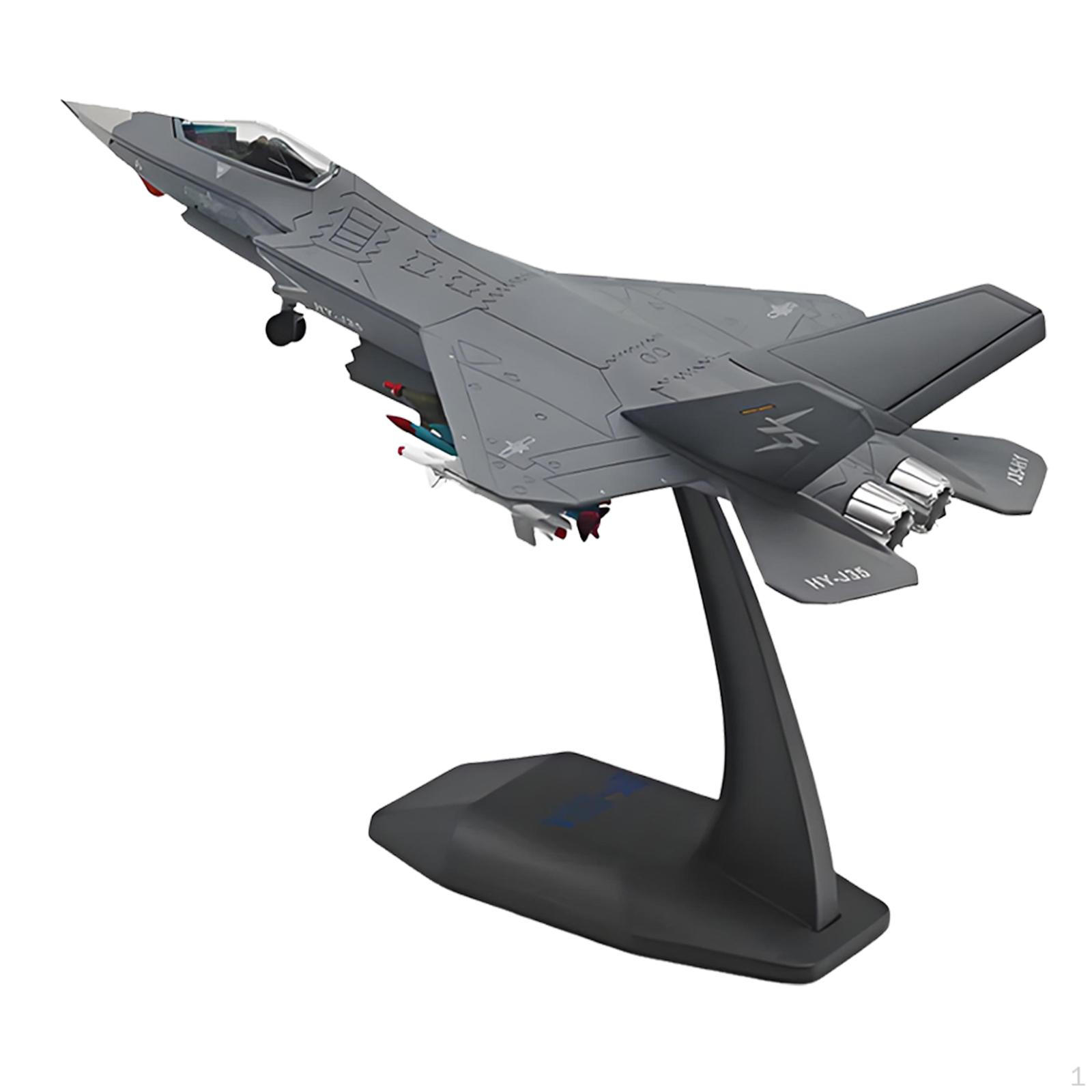 

Модель китайского истребителя в масштабе 1/100, реактивный самолет из сплава с подвижными колесами, подходит для подарка на день рождения Air Force