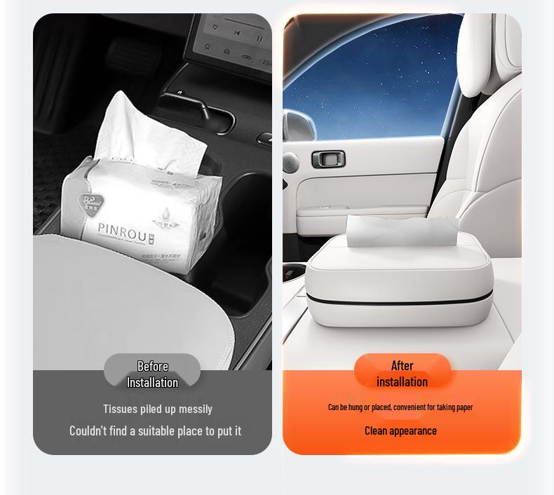 Voyah Zhiyin Car Tissue Box: 25 New Model, Seat Hanging & Center Console Decor