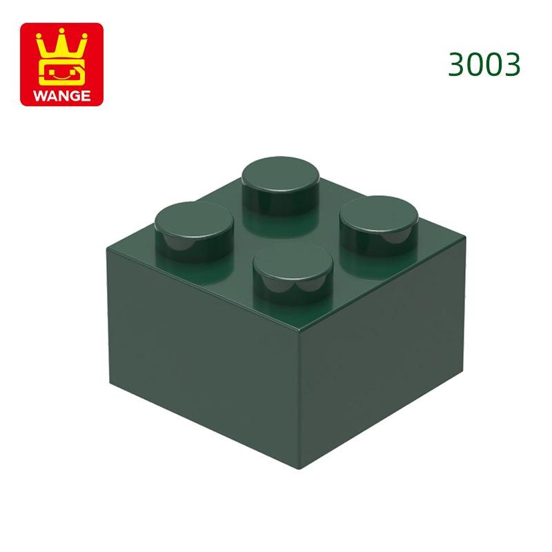 Non-Toxic 77Pcs/Lot 3003 2X2 High 4-Hole Building Blocks Moc Color Parts Compatible With Bricks Diy Children Toy Assembly Gift Box
