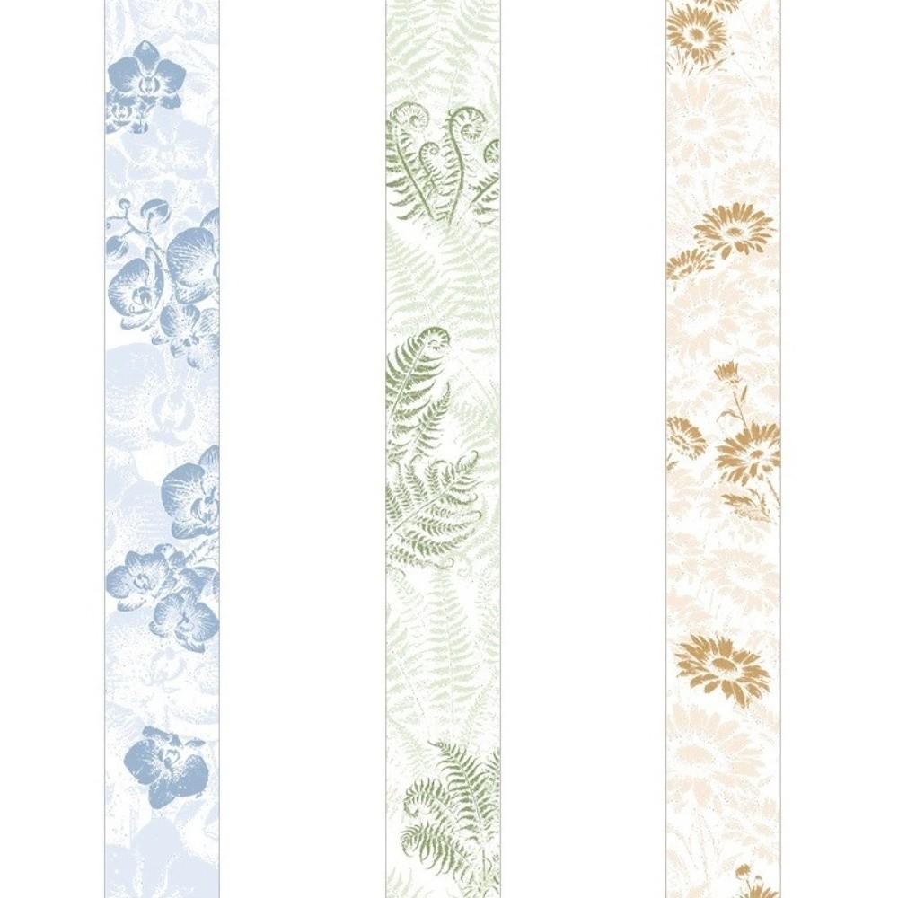 Decorative Adhesive Flowers Bloom Series Tape Collage Scrapbooking Tape  for Paper Craft