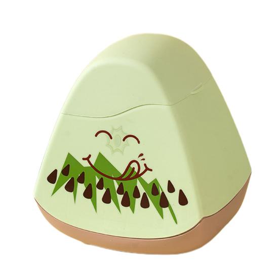 

Yousheng Настольная мусорная корзина Маленький корпус Большая вместимость Дизайн с фруктовым узором Откидная крышка Мини-корзина для мусора Домашний декор Kiwi fruit