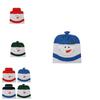 Christmas Chair Cover Set With Snowman Design For Holiday Home Decor