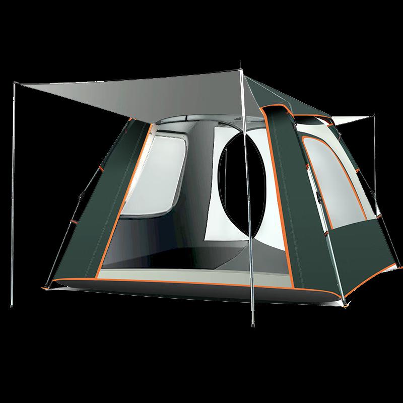 Youtuozhe 3-4 Person Automatic Four-Sided Viewing Tent 210x140x210cm