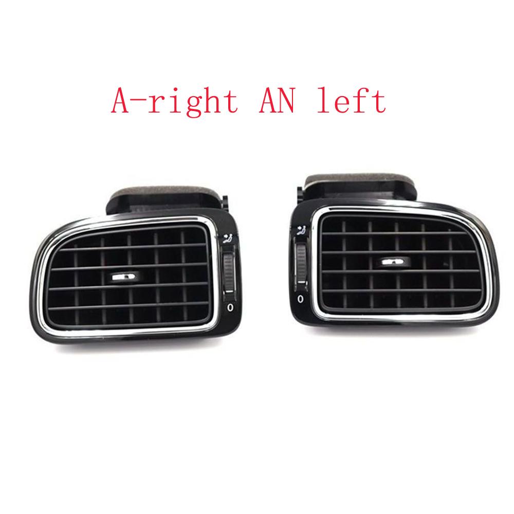 HUIYAN Matte Black Left Right Central Dashboard A/C Air Outlet Vent For VW Polo 2014 2015 2016 6RD 819 704 6RD 819 703