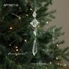 Transparent Christmas Tree Pendant Transparent Hanging Decor  Festive Holiday Display