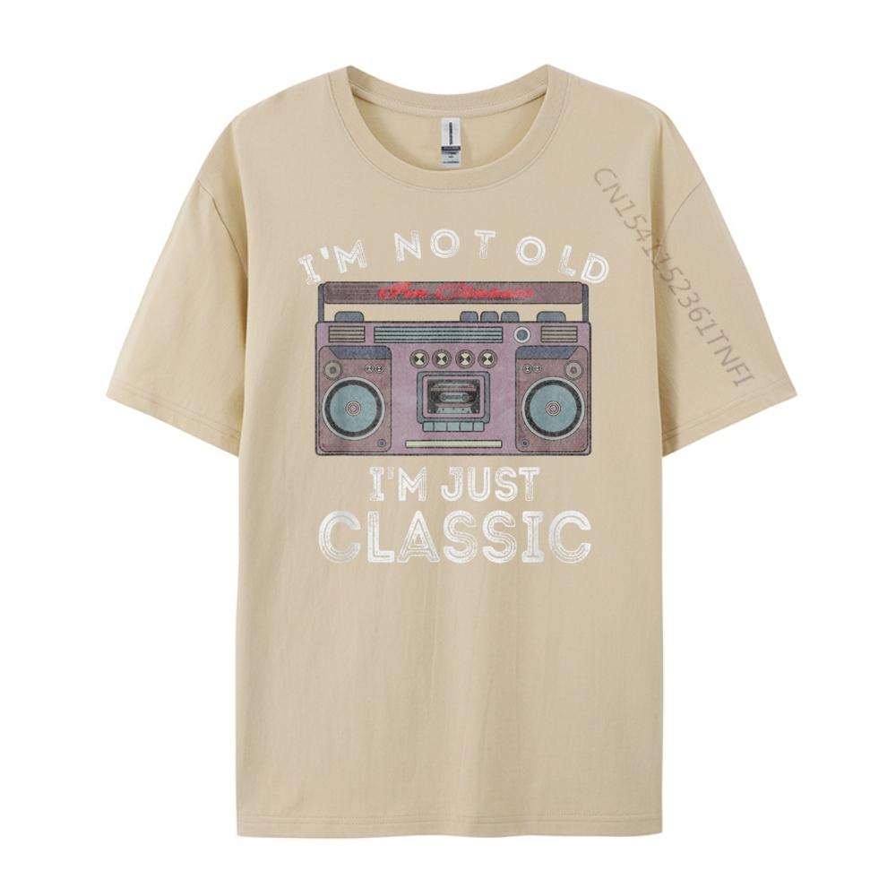 I M Not Old I M Classic Cassette Player Mens Shirts Graphic Tee Couples Winter Printed TShirt Free Shipping Clothes Casua