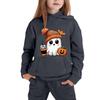 Kids Pullover Hoodie with Halloween Print for Boys Girls
