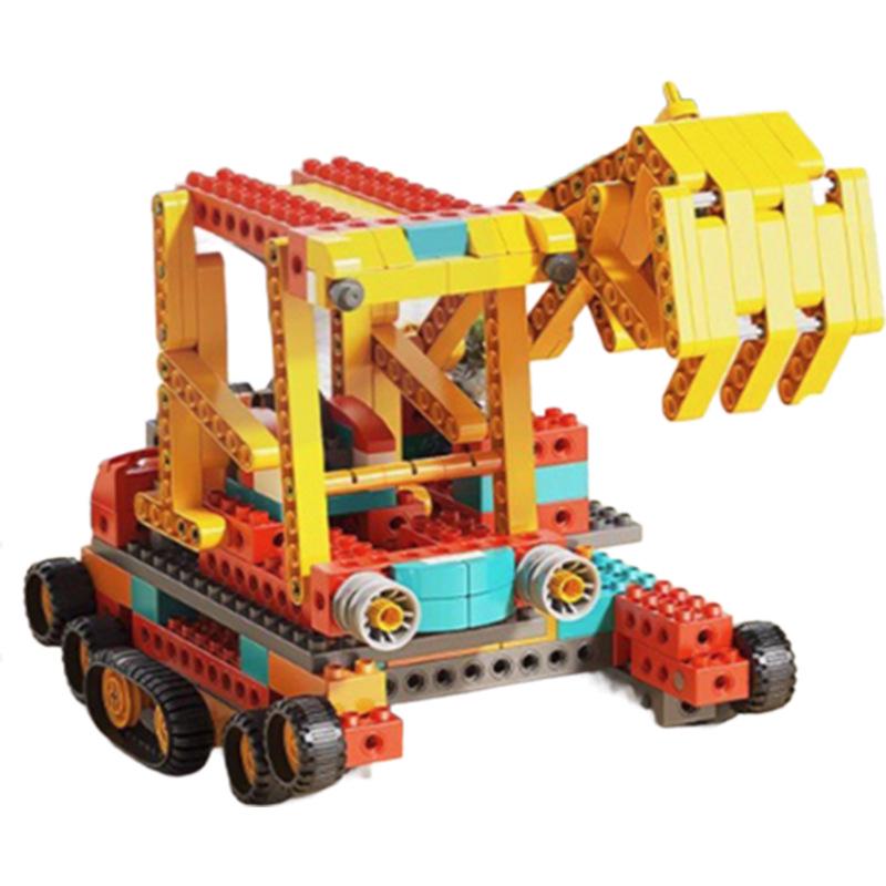 Feile Large Particle Gear Linkage Motor Remote Control Building Blocks for STEM Education