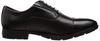 Texcy Luxe Men's Leather Gore-Tex Business Shoes, TU-8005, Black, Size 24.5 cm, 4E Wide