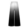 Women's Fashion Loose Casual Gradient Print Elastic Waist Pocketless Wide Leg Casual Pants