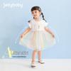 JELLYBABY Girls' Rainbow Mesh Princess Dress