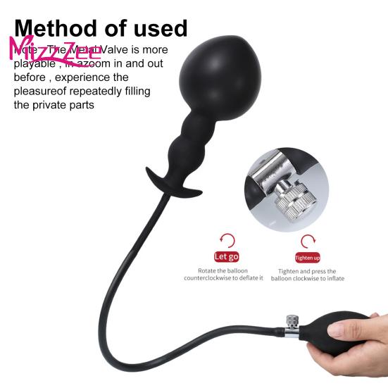 Mizz Zee Anal-to-Clean-Stimulator, verstellbarer, einfacher Expander, detailliertes Anal-Sexspielzeug