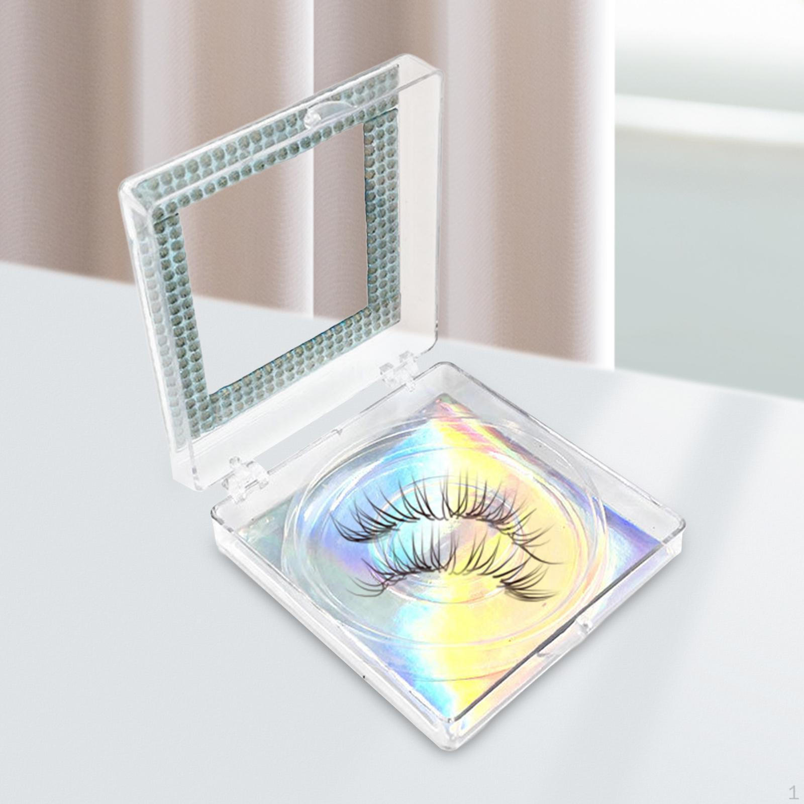 

3D False Empty Storage Case for Women Blue Silver