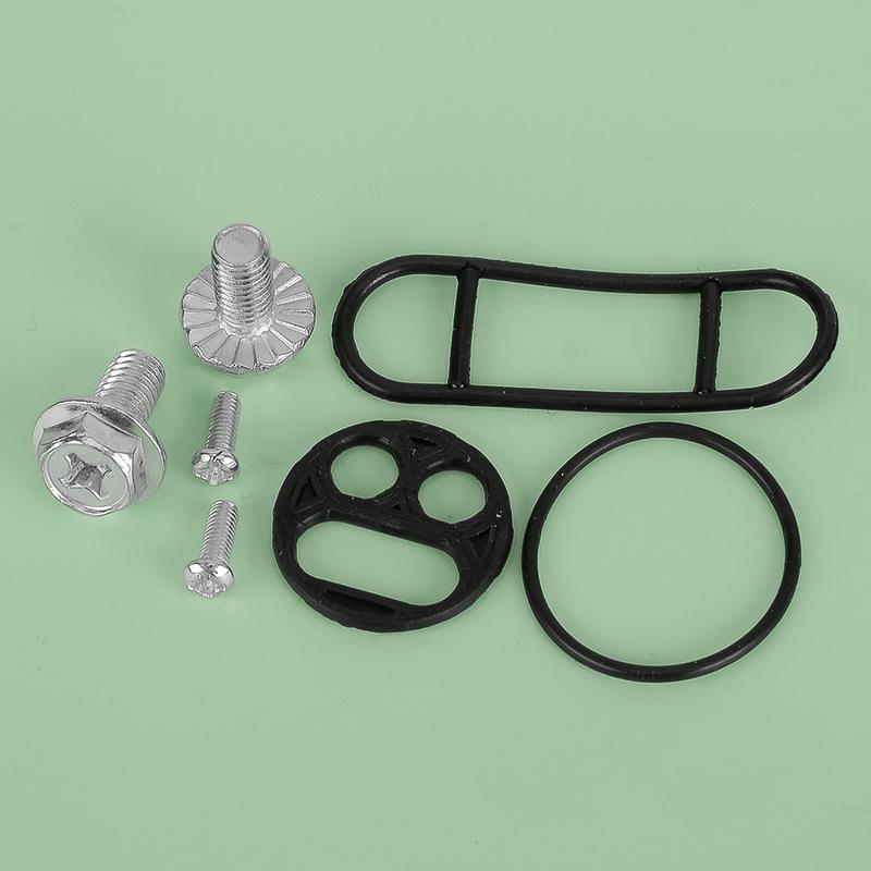Fuel Petcock Pet Cock Shut Off Valve Repair Kit Seal Fit for Kawasaki KLX250R KLX300 Suzuki DR250 Yamaha 1752110001 18-2727V