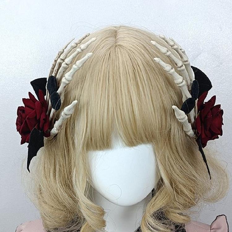 Hair Accessories Hairpin Skull Hand Hair Clips Barrette Hairpin for Halloween