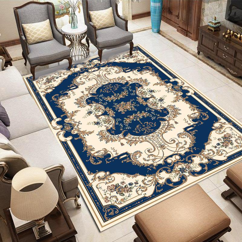 New Home Living Room Classical European Carpet Modern Bedroom Simple European Carpet Home Decoration Coffee Table Mat