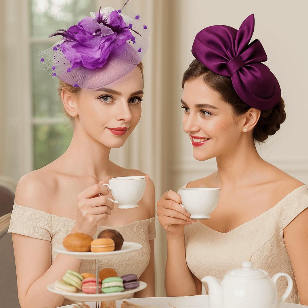 Feathers Mesh Fascinator Hat Elegant Bride Headdress Fashion Veil Hat Headwear  Wedding