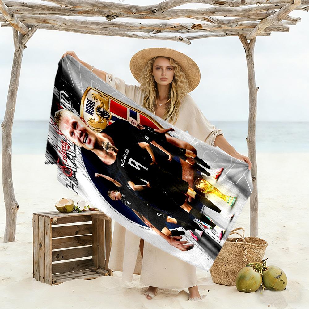 Torjubel Moment Strandtuch Super Weich Mikrofaser Schnelltrocknend Stoff Bequem Leicht