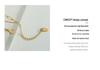European Double-Layer Freshwater Pearl Pendant Necklace for Women, Gold-Plated Clavicle Design, P831