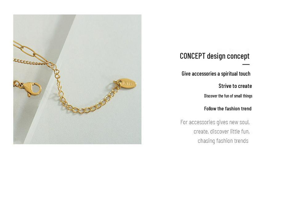 European Double-Layer Freshwater Pearl Pendant Necklace for Women, Gold-Plated Clavicle Design, P831