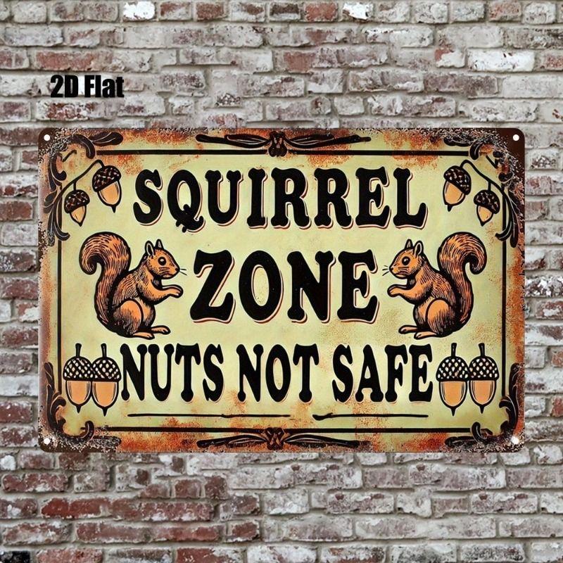 Wall Hanging Metal Sign Decorative Art 20x30cm