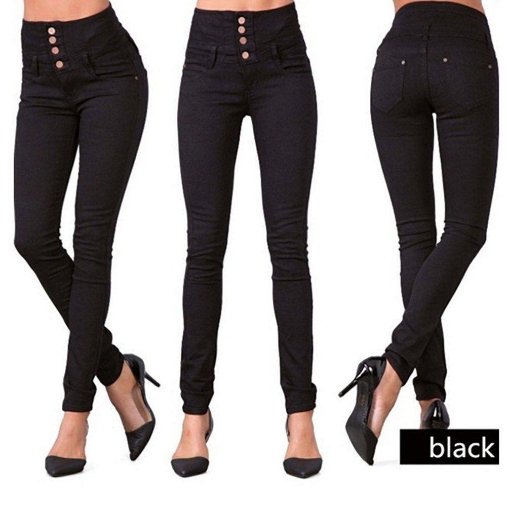 Premium Quality Women High Waist Skinny Pencil Denim Jeans For Stylish Comfort