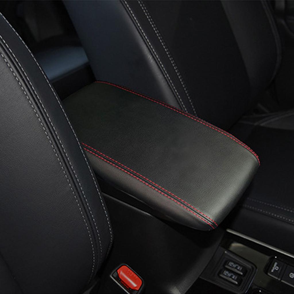 Breathable Ultra-fiber Leather Car Armrest Cover For Mitsubishi Outlander 2013-2018 Skin-Friendly Fabric & Quick Installation