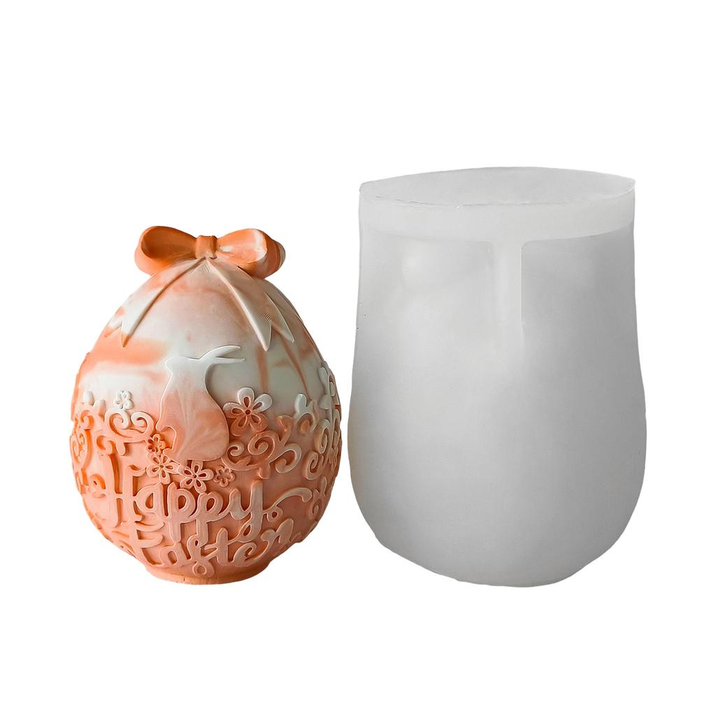 Easter Egg Silicone Mold For Candle Making And Crafting With Easy Release And Reusable Designs Scented Candle Mould