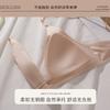 Original satin underwear women's summer thin French triangle cup, small chest gathering, not empty cup, beautiful back, thin shoulder strap, bra cover