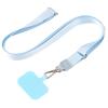 Adjustable Phone Lanyard Anti-Loss Polyester Crossbody Shoulder Strap with Tether Tab