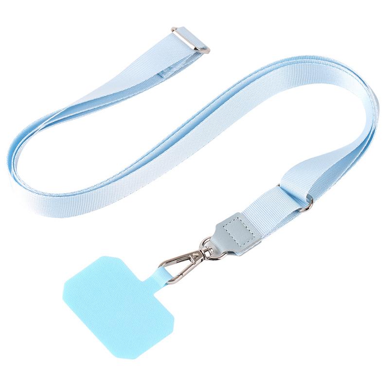 Adjustable Phone Lanyard Anti-Loss Polyester Crossbody Shoulder Strap with Tether Tab
