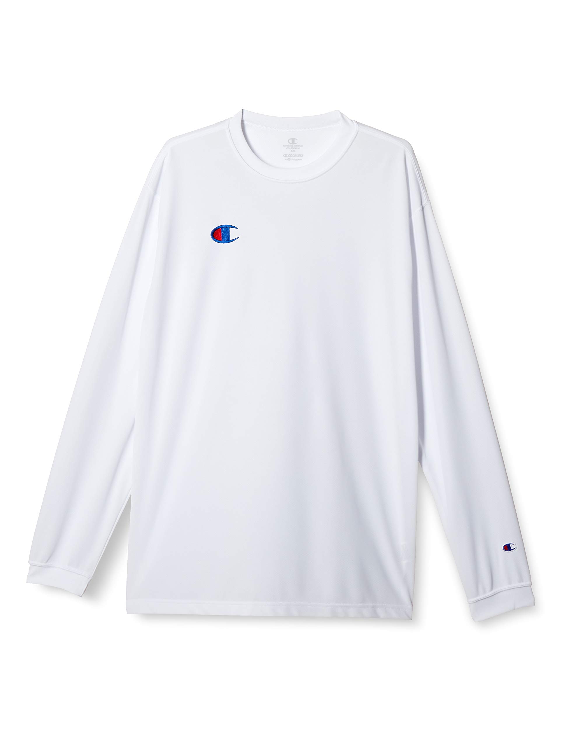

Champion Long Sleeve Size Size Small to Japanese Size Men s T-Shirt, C3-QS490, White, (Equivalent Small) белый