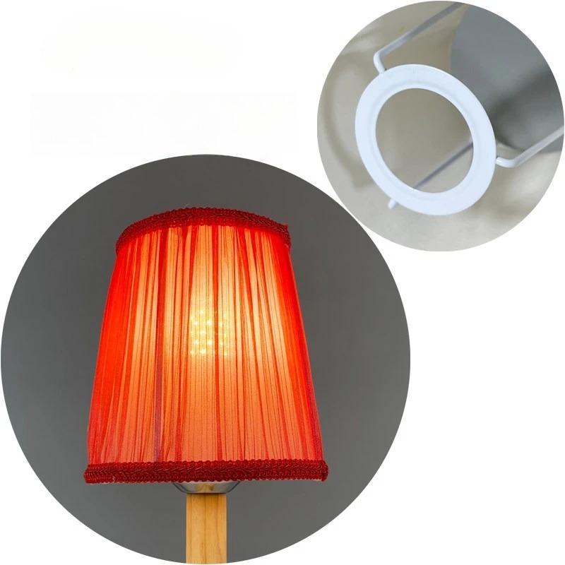 E14/E27/Clamp Fabric Lamp Shade Lighting Accessories for Home Office Decor Hotel Bedroom Bedside Floor Lamp Shell Cover