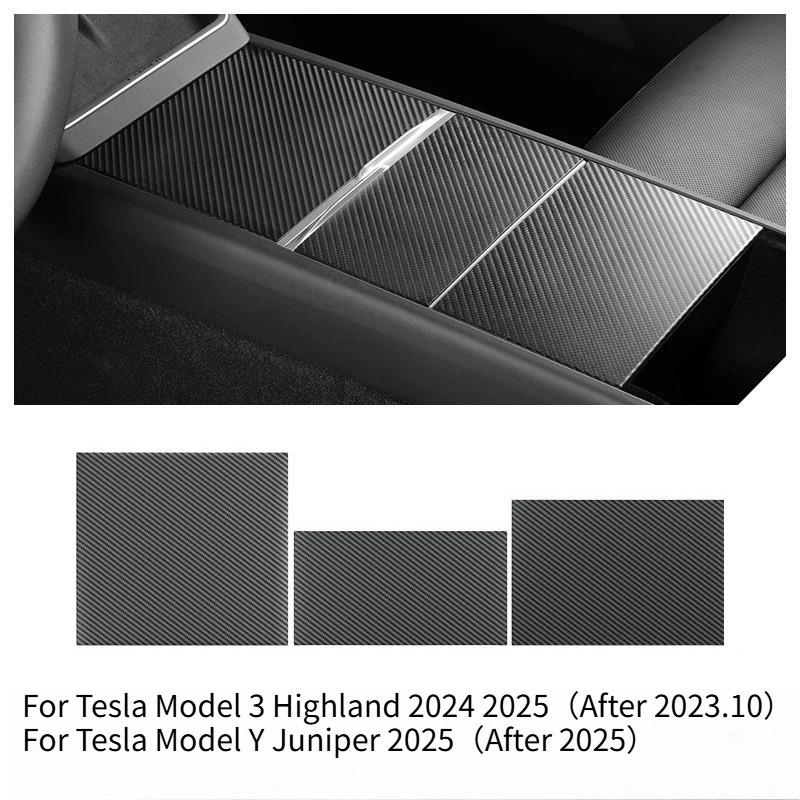 For Tesla Model 3+ Highland Model Y Juniper 2025 Central Control Panel Central Control Armrest Protection Patch Car Accessories