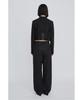RECODE Layered Waist Panel Detail Hem Pants Rqpas26525Bkx